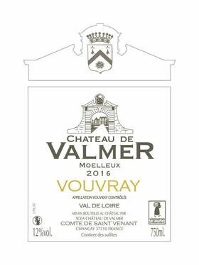 AOC Vouvray Sweet 2016